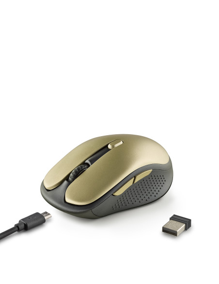 NGS EVO RUST ratón Oficina mano derecha RF inalámbrico Óptico 1600 DPI