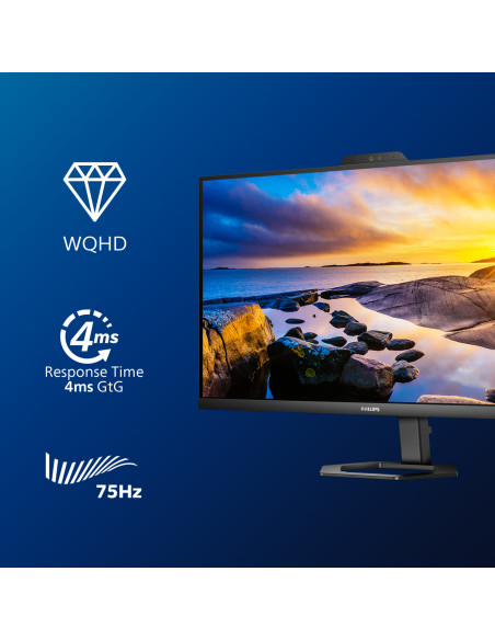 Philips 5000 series 27E1N5600HE 00 pantalla para PC 68,6 cm (27") 2560 x 1440 Pixeles Quad HD LCD Negro