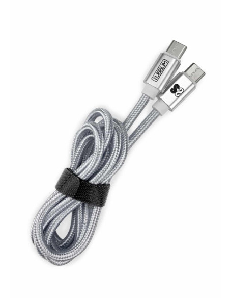 SUBBLIM SUBCHG-5CPD10 cargador de dispositivo móvil Smartphone Plata Encendedor de cigarrillos, USB Carga rápida Auto