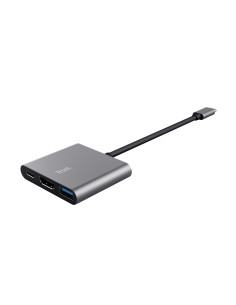 Trust Dalyx USB 3.2 Gen 1 (3.1 Gen 1) Type-C Aluminio, Negro 2