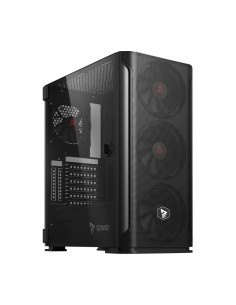Savio SHADOW X2 carcasa de ordenador Midi Tower Negro