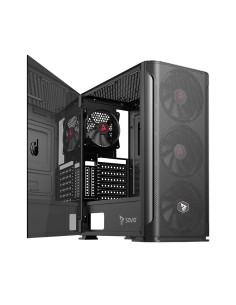 Savio SHADOW X2 carcasa de ordenador Midi Tower Negro 2