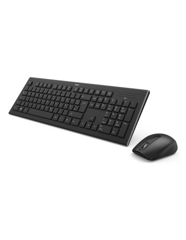 Hama 69182664 teclado Ratón incluido Hogar RF inalámbrico QWERTY Español Negro