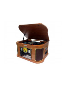 Sunstech PXRC52CD Tocadiscos de tracción directa Madera Automático