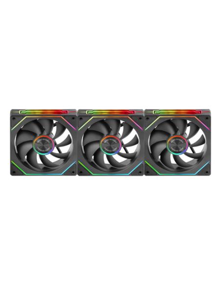 Mars Gaming MF-LINKFINITYKIT2 Carcasa del ordenador Ventilador 12 cm Negro 3 pieza(s)