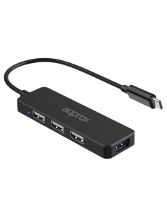 Approx APPC48V2 hub de interfaz USB Tipo C 5000 Mbit s Negro