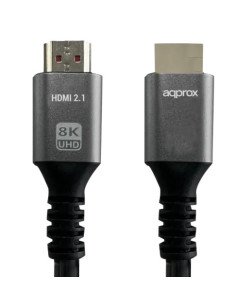 Approx APPC64 cable HDMI 3 m HDMI tipo A (Estándar) Negro, Gris