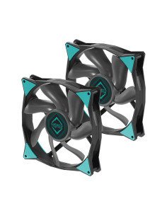 Iceberg Thermal IceGALE Carcasa del ordenador Ventilador 14 cm Negro 2 pieza(s)