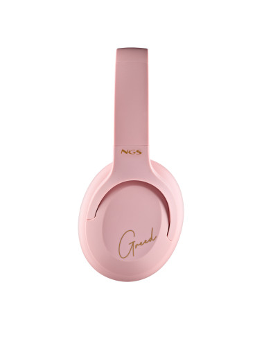NGS ARTICA GREED Auriculares Inalámbrico y alámbrico Diadema Llamadas Música USB Tipo C Bluetooth Rosa