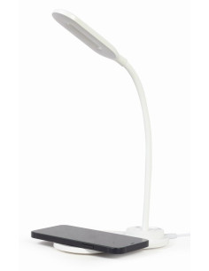 Gembird TA-WPC10-LED-01-W cargador de dispositivo móvil Smartphone Blanco CC Cargador inalámbrico Interior 2
