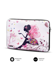 SUBBLIM Funda Ordenador Neopreno Trendy Sleeve Neo Hada 15,6" 2