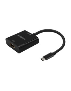 AISENS Conversor USB-C A HDMI 4K@30Hz, USB-C M-HDMI H, Negro, 15cm