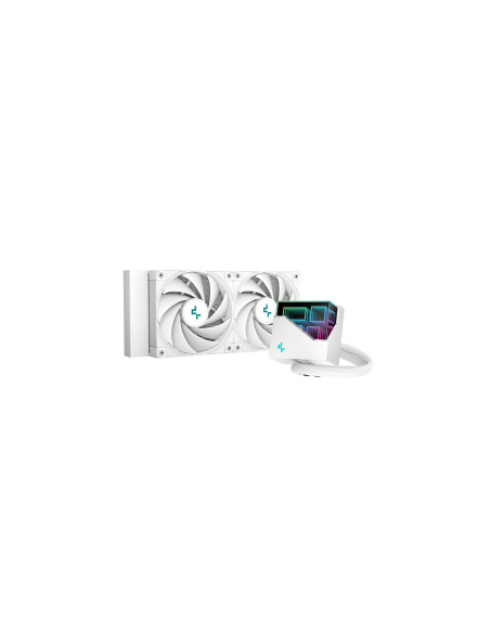 DeepCool LT520 WH Procesador Sistema de refrigeración líquida todo en uno 12 cm Blanco 1 pieza(s)
