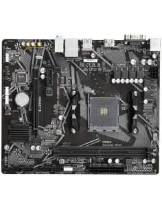 GIGABYTE Placa base A520M K V2 - Compatible con CPUs AMD Ryzen serie 5000 AM4, hasta 5100MHz DDR4 (OC), PCIe Gen3 x4 M.2, LAN 2