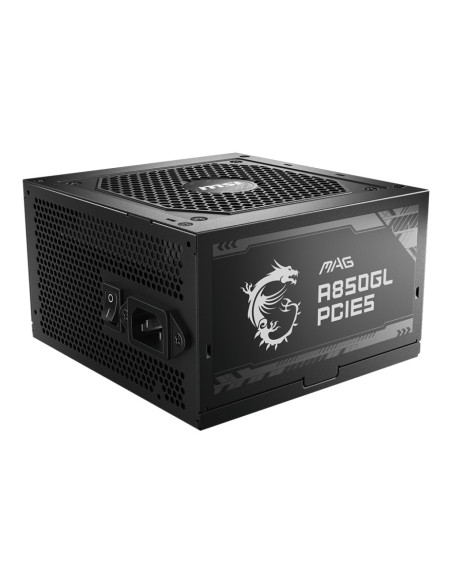 MSI MAG A850GL PCIE5 unidad de fuente de alimentación 850 W 20+4 pin ATX ATX Negro