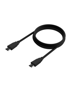 AISENS Cable USB 3.2 Gen2x2 20Gbps 8k@30Hz 5A 100W E-Marker, Tipo USB-C M-USB-C M, Negro, 1.0m 2