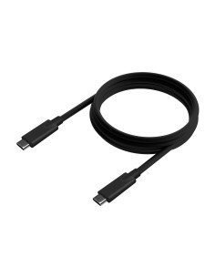 AISENS Cable USB 3.2 Gen2 10Gbps 4k@60Hz 5A 100W E-Marker, Tipo USB-C M-USB-C M, Negro, 3.0m 2