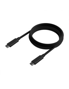 AISENS Cable USB 3.2 Gen1 5Gbps 4k@60Hz 3A 60W E-Marker, Tipo USB-C M-USB-C M, Negro, 5.0m 2