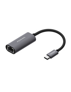 AISENS Conversor USB3.1 Gen1 USB-C A Ethernet Gigabit 10 100 1000 Mbps, Gris, 15cm
