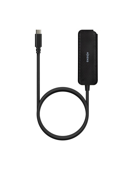 AISENS Hub USB 3.1 USB-C, USB-C M-4x Tipo A H, Negro, 60cm