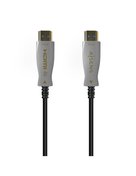 AISENS Cable HDMI V2.0 AOC Premium Alta Velocidad   Hec 4K@60Hz 4 4 4 18Gbps, A M-A M, Negro, 70m