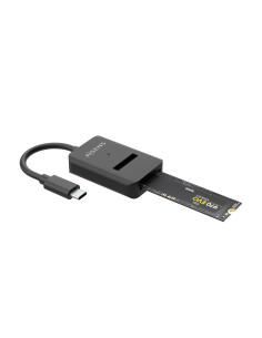 AISENS USB-C Dock M.2 (NGFF) ASUC-M2D011-BK SATA NVMe A USB3.1 Gen2, Negra 2