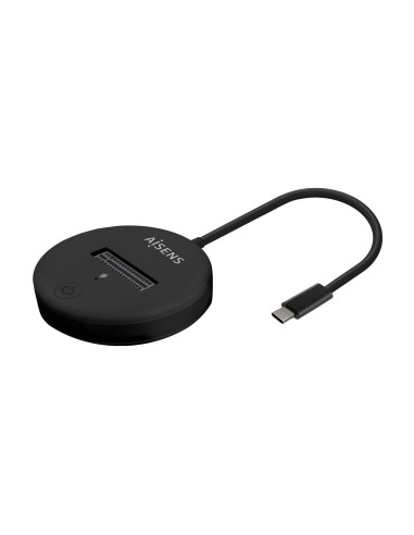 AISENS USB-C Dock M.2 (NGFF) ASUC-M2D013-BK SATA NVMe A USB3.1 Gen2, Negra