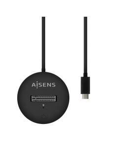 AISENS USB-C Dock M.2 (NGFF) ASUC-M2D013-BK SATA NVMe A USB3.1 Gen2, Negra 2