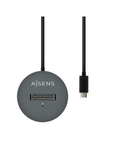 AISENS USB-C Dock M.2 (NGFF) ASUC-M2D014-GR SATA NVMe A USB3.1 Gen2, Gris 2