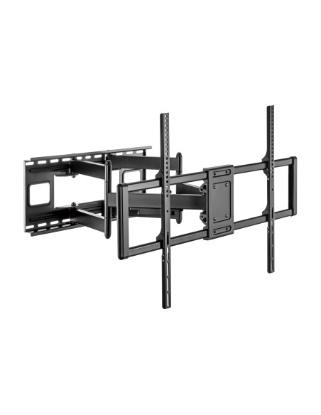 AISENS Soporte Pro Giratorio, Inclinable Y Nivelable Para Monitor tv 120kg De 60-120, Negro