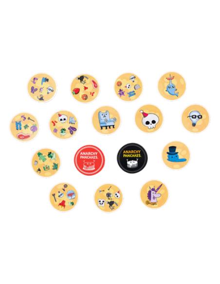 Asmodee Dobble Anarchy Pancakes 15 min Juego De Cartas Lógico