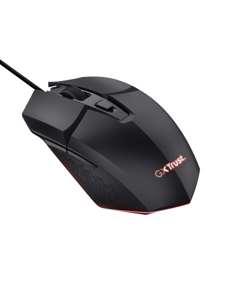 Trust GXT 109 Felox ratón Juego mano derecha USB tipo A Óptico 6400 DPI