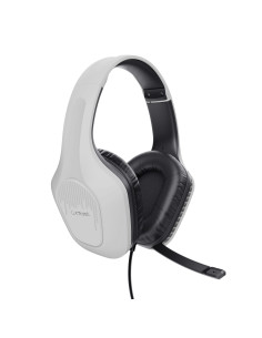 Trust GXT 415W Zirox Auriculares Alámbrico Diadema Juego Blanco 2