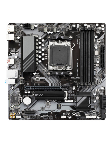 GIGABYTE A620M GAMING X Placa base - Soporta CPUs AMD Ryzen 8000, VRM digital de 8+2+1 fases, hasta 8000MHz DDR5 (OC), 1xPCIe