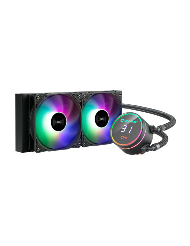 UNYKAch AquaStorm 240 Procesador Sistema de refrigeración líquida todo en uno 12 cm Negro 1 pieza(s)