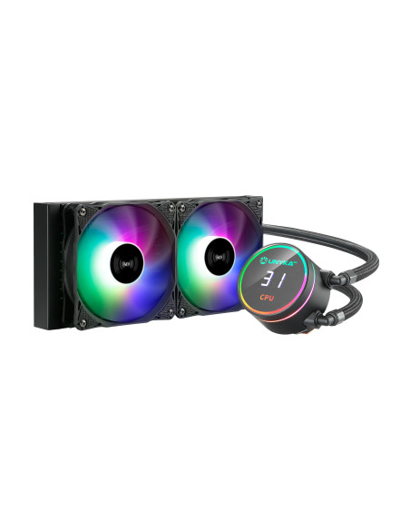 UNYKAch AquaStorm 240 Procesador Sistema de refrigeración líquida todo en uno 12 cm Negro 1 pieza(s)