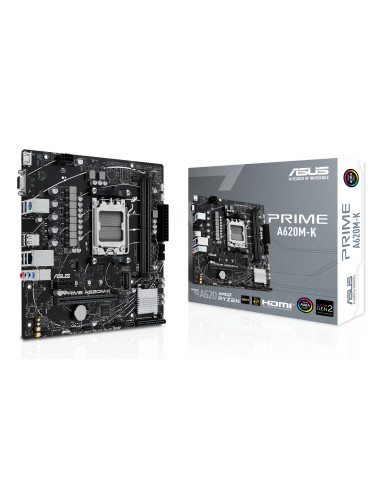 ASUS PRIME A620M-K AMD A620 Zócalo AM5 micro ATX