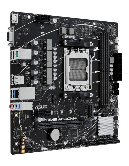 ASUS PRIME A620M-K AMD A620 Zócalo AM5 micro ATX