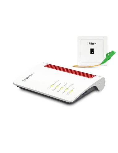 Box FRITZ! 5530 (WITH SFP XGSPON) router inalámbrico Gigabit Ethernet Doble banda (2,4 GHz   5 GHz) Blanco