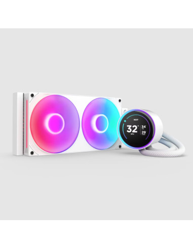NZXT Kraken Elite 280 RGB Procesador Sistema de refrigeración líquida todo en uno 14 cm Blanco 1 pieza(s)