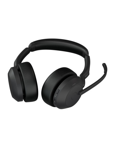 Jabra Evolve2 55 Auriculares Inalámbrico Diadema Oficina Centro de llamadas Bluetooth Base de carga Negro