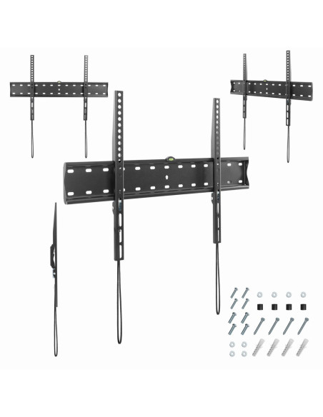 Gembird WM-70F-01 soporte para TV 177,8 cm (70") Negro
