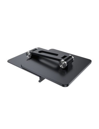 AISENS Soporte de Sobremesa Tamaño XXL Ajustable (2 Pivotes) para Movil   Tablet, Gris