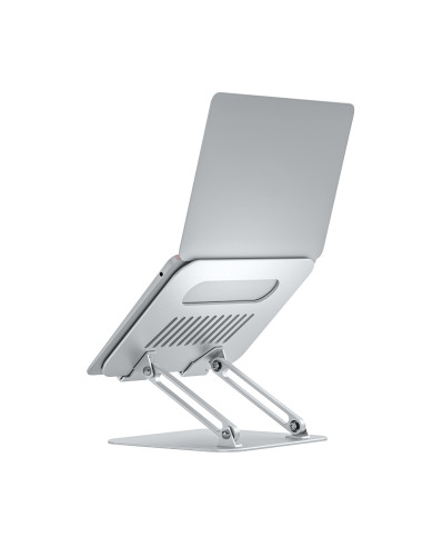 AISENS Soporte de Sobremesa XL 10-17 Ajustable para Portatil   Tablet, Plata