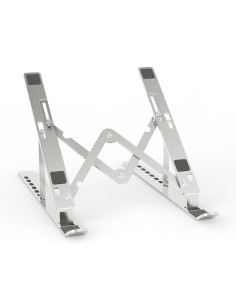 AISENS Soporte de Sobremesa Ajustable para Portatil   Tablet, Plata
