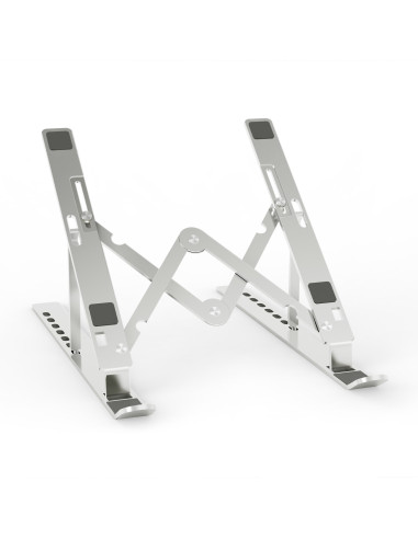 AISENS Soporte de Sobremesa Ajustable para Portatil   Tablet, Plata