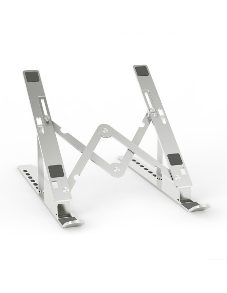 AISENS Soporte de Sobremesa Ajustable para Portatil   Tablet, Plata