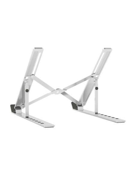 AISENS Soporte de Sobremesa Ajustable para Portatil   Tablet, Plata