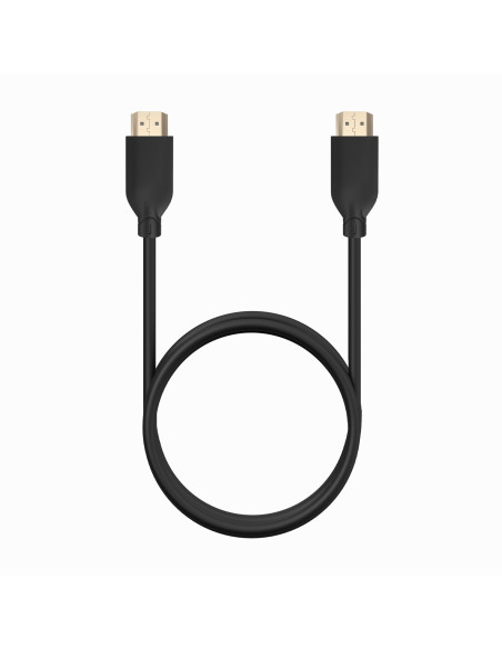AISENS Cable HDMI V2.0 CCS Premium Alta Velocidad   Hec 4K@60Hz 18Gbps, A M-A M, Negro, 1.0m