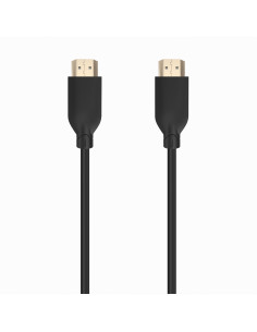 AISENS Cable HDMI V2.0 CCS Premium Alta Velocidad   Hec 4K@60Hz 18Gbps, A M-A M, Negro, 0.5m